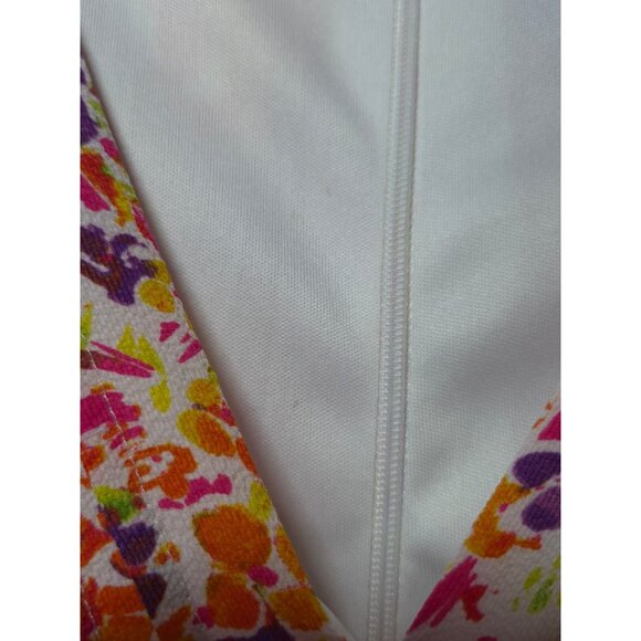 Julia Jordan Floral Ruffle Maxi Dress Women( 8) Multicolor V Neck Short Sleeve. - Picture 9 of 14